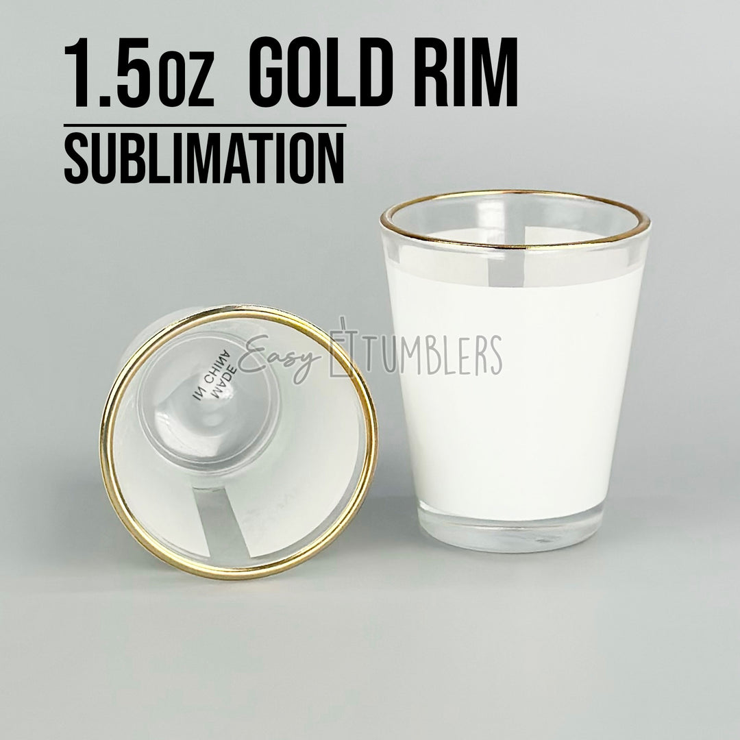 Sublimation Shot Glasses (Template Included)