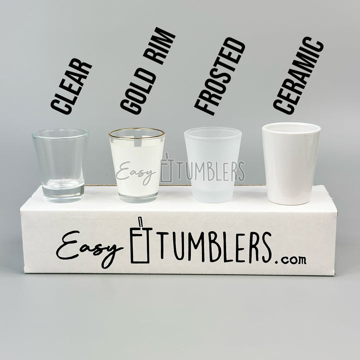 Sublimation Shot Glasses (Template Included)