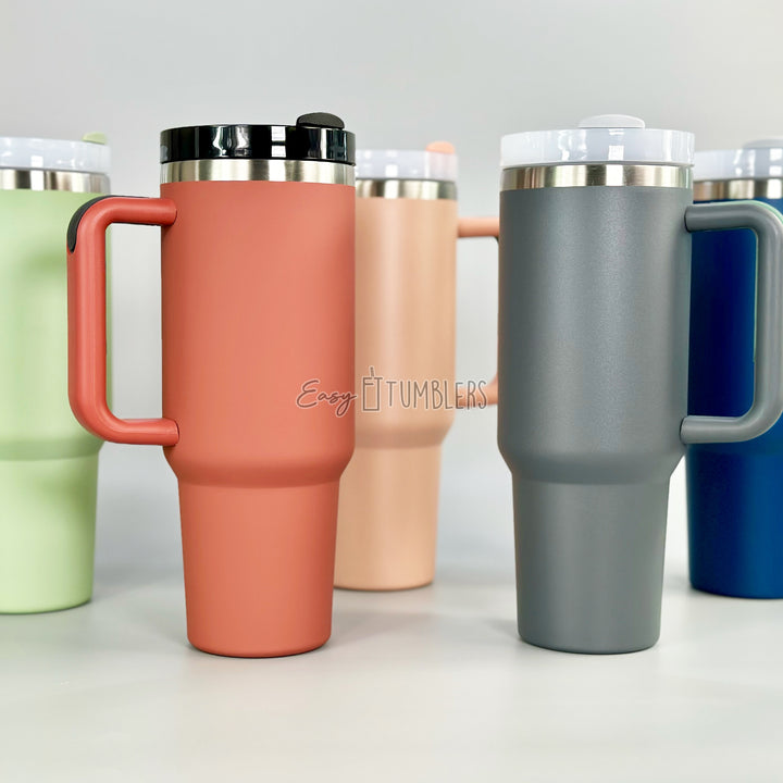 40oz Powder Coated Version 2 Blank Tumbler