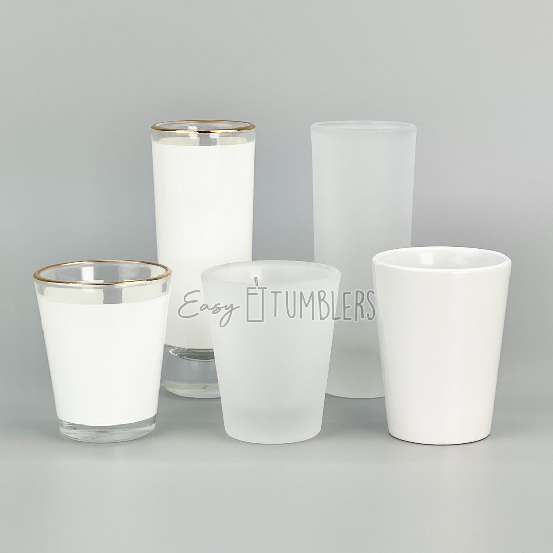 Sublimation Shot Glasses (Template Included)