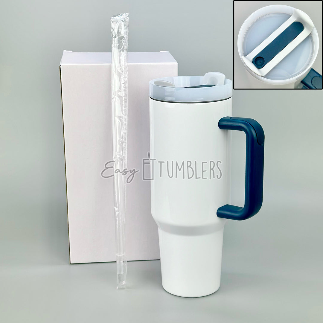 40oz Gloss Version 2 Sublimation Blank Tumblers (Template Included)