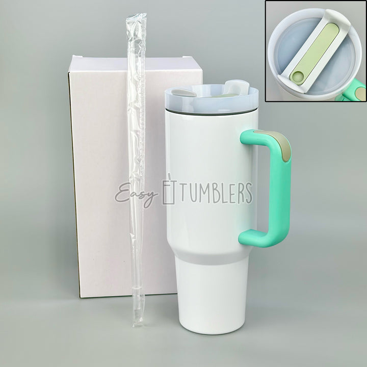 40oz Gloss Version 2 Sublimation Blank Tumblers (Template Included)