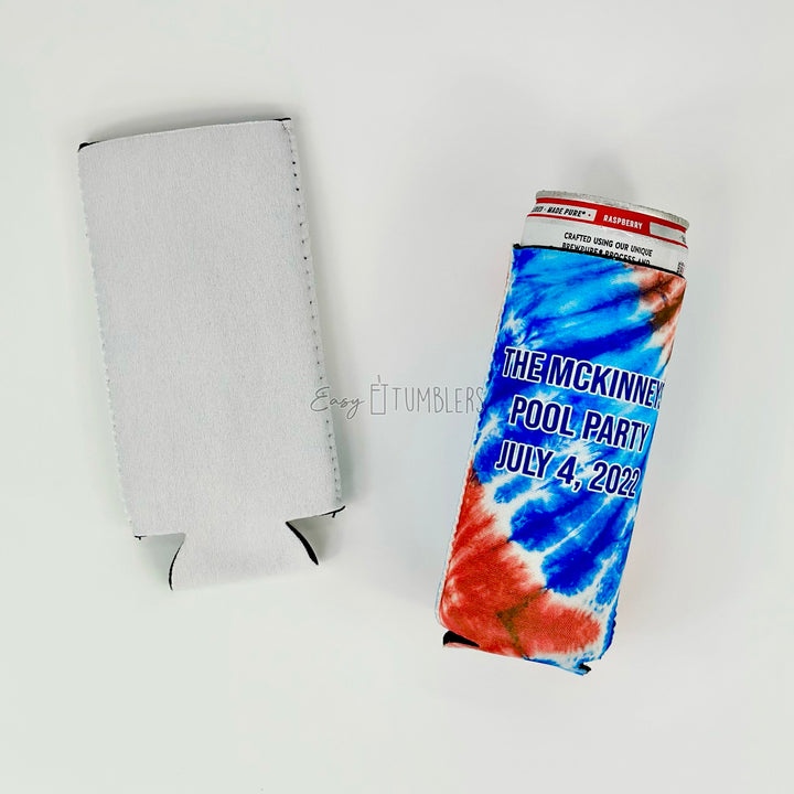 Sublimation Can Sleeve Skinny Neoprene Koozies