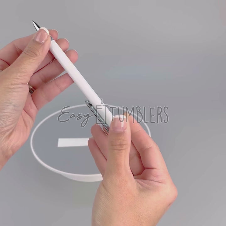 Sublimation Pen Twist Retractable with Shrink Wrap