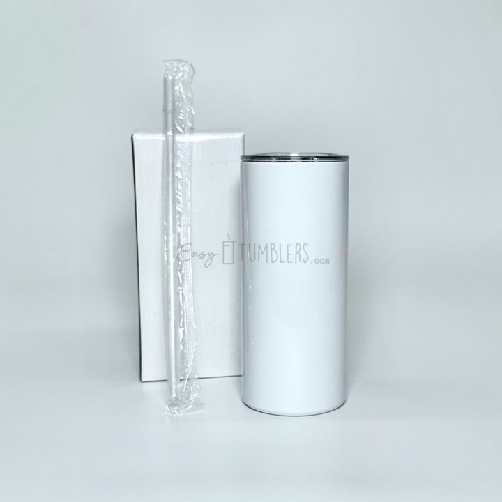 15oz Glossy White Sublimation Blank Tumbler