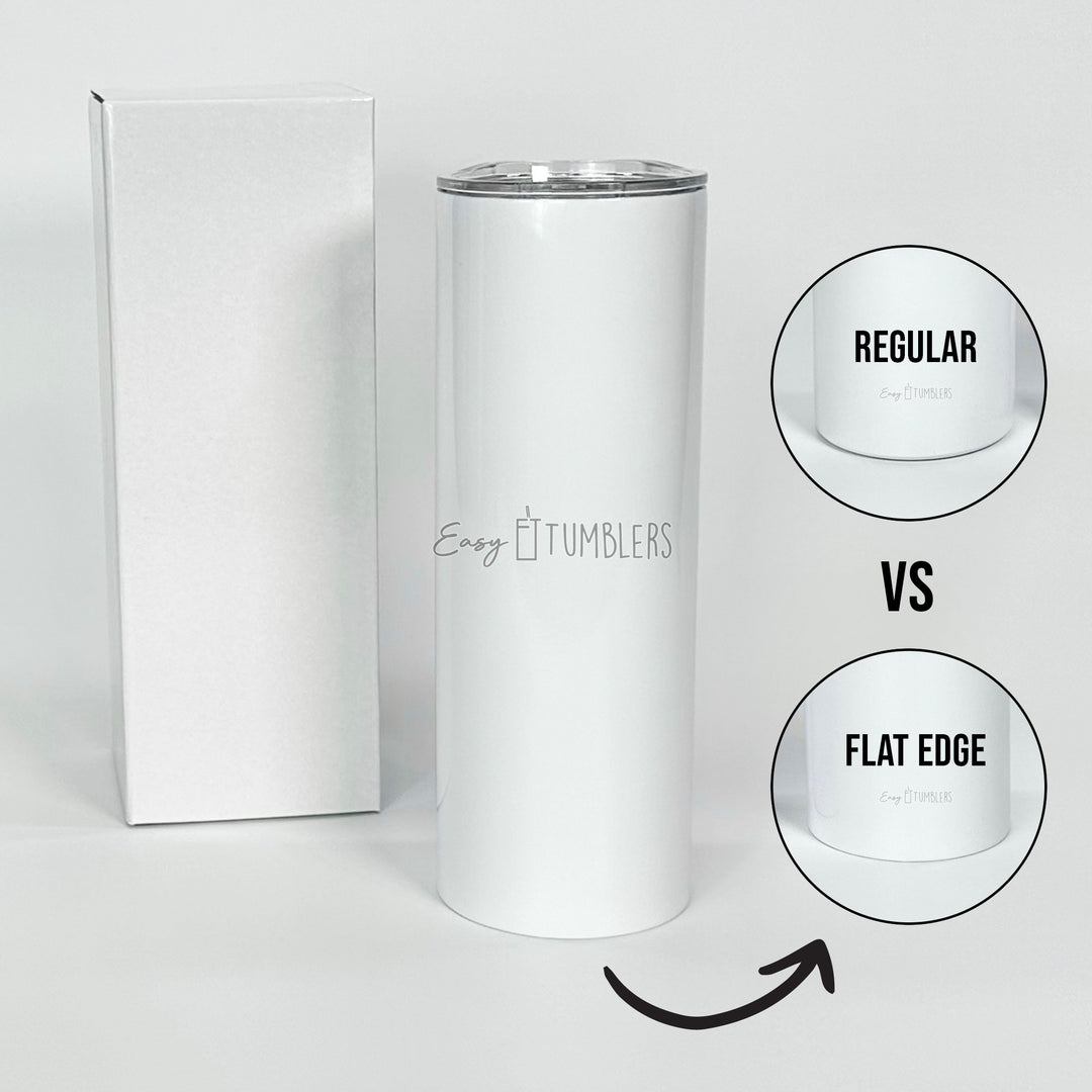 20oz Gloss White Sublimation Blank Tumblers