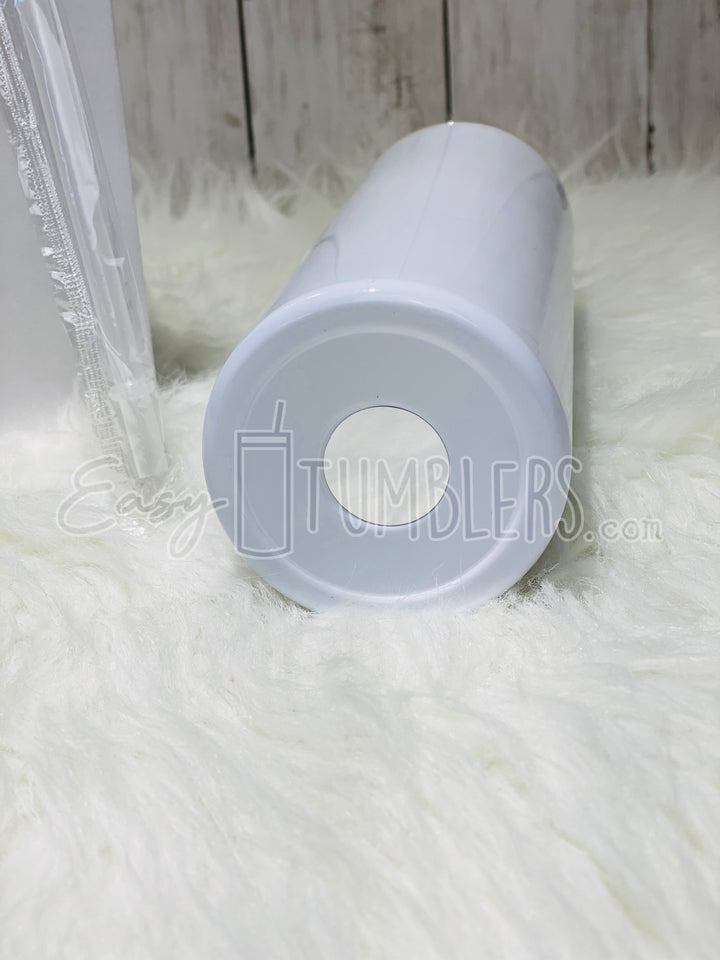 15oz Glossy White Sublimation Blank Tumbler