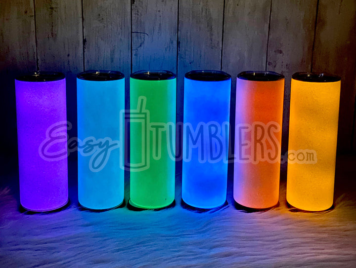 Glow In The Dark 20oz Sublimation Blank Tumbler