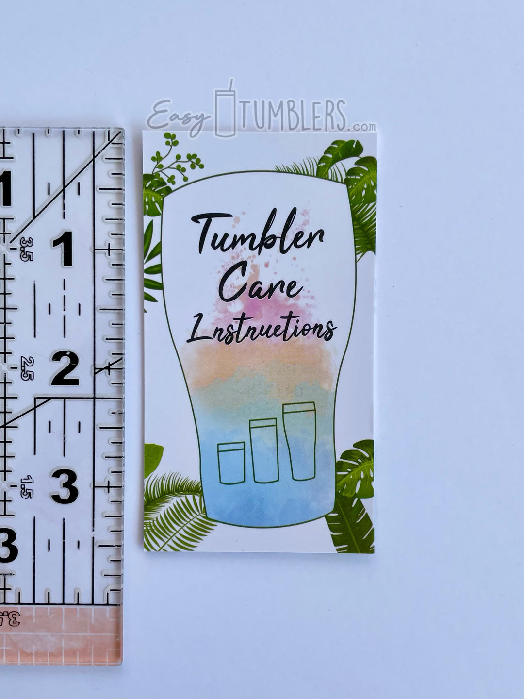 Tumbler Care Cards