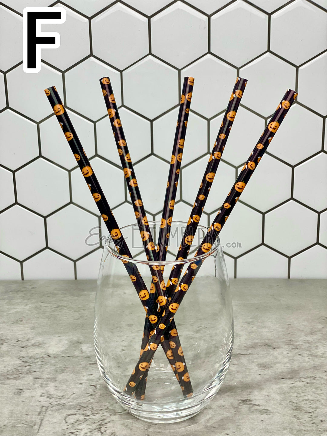 Reusable Printed Straws