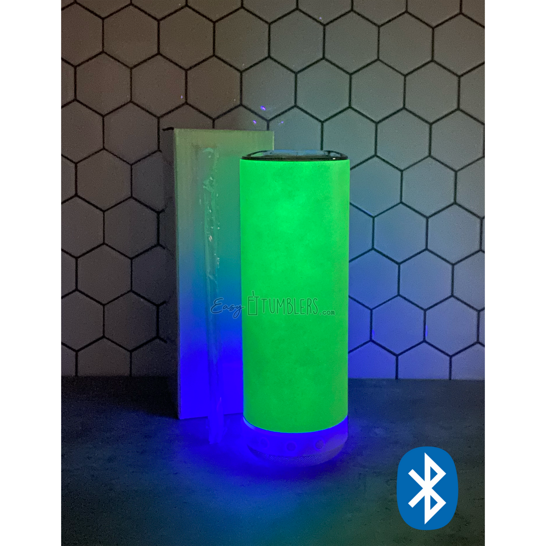 glow in the dark bluetooth tumbler