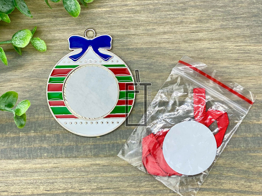 Sublimation Stainless Ornaments (Pack of 2)