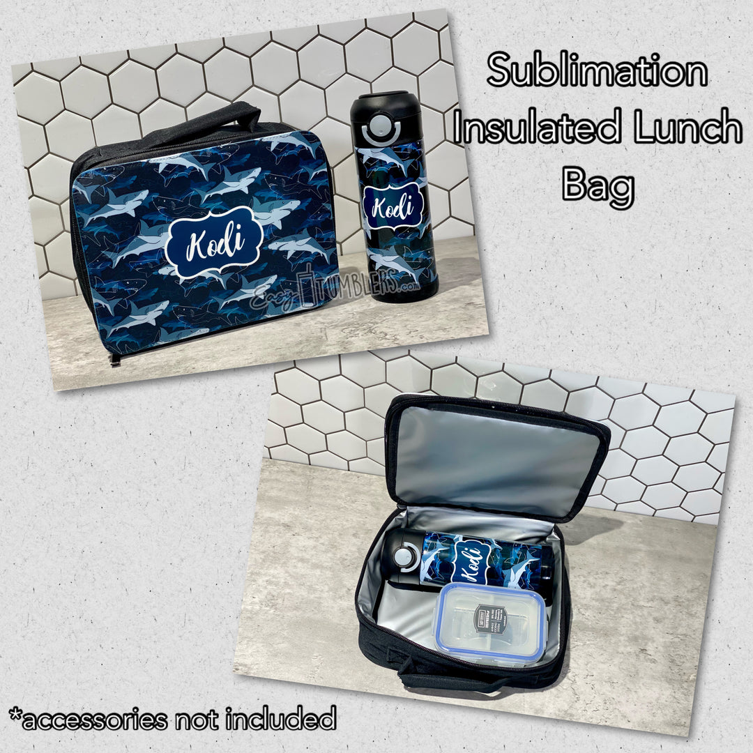 Sublimation Blank Insulated Lunch Box