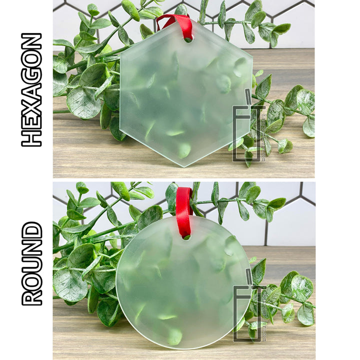 Sublimation Glass Ornaments