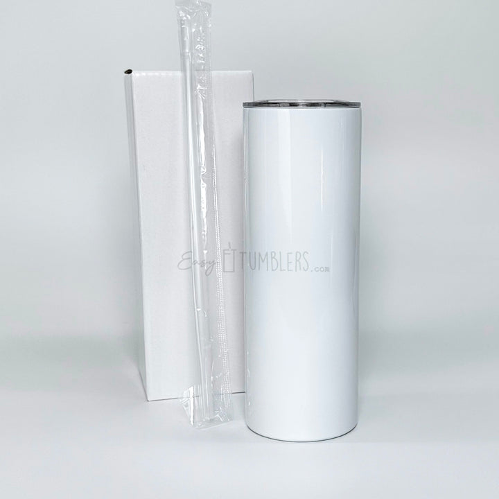 20oz Gloss White Sublimation Blank Tumblers